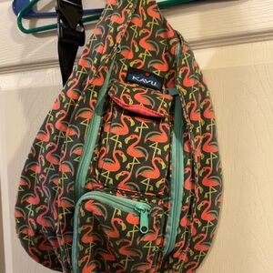 Kavu Flamingo Patterned Sling Bag